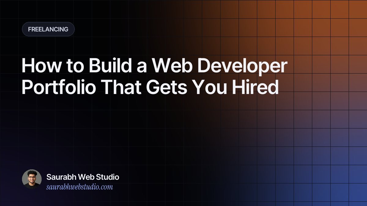 How to Build a Web Developer Portfolio That Gets You Hired