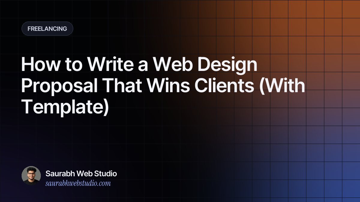 How to Write a Web Design Proposal That Wins Clients (With Template)